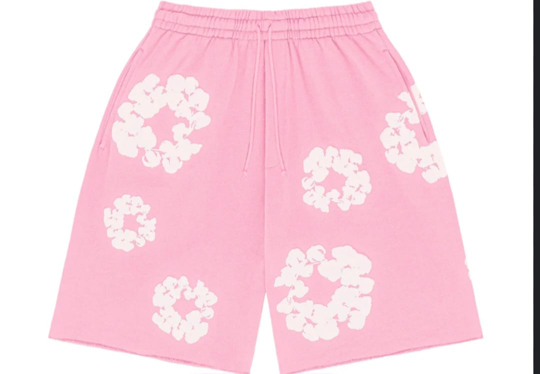 Denim Tear Floral Short Gris